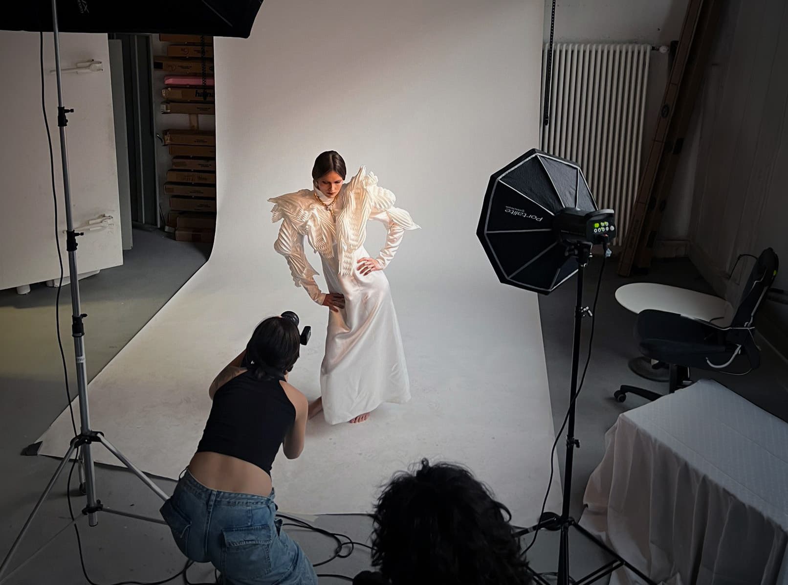 CANVAS studio photo — behind-the-scenes shoot